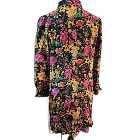 Dieuthanh Haute Couture floral, retro dress size small - Picture 2 of 14